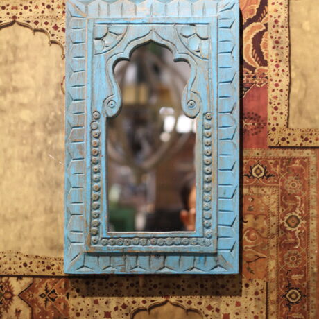 Jharokha Mirror (Blue)