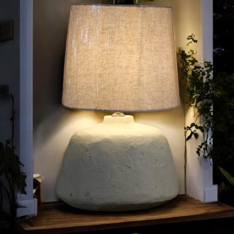 Paper Mache Lamp