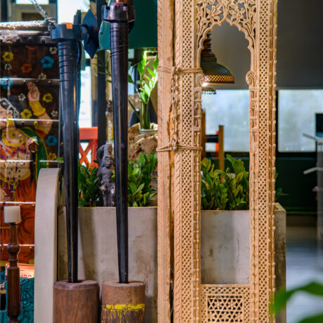 Carved sand stone Window